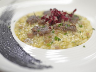 risotto radicchio di treviso e salsiccia da baffo grigliata a palmanova.jpg